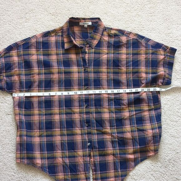 Madewell Front Tie Shirt Size M - Picture 5 of 9